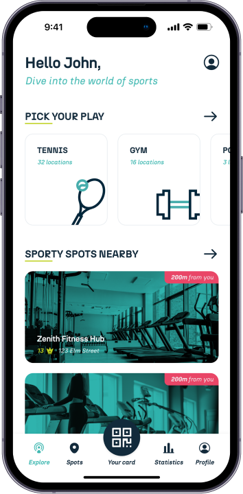 App mockup